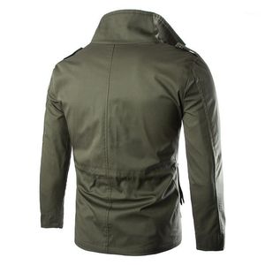 Men's Jackets Fashion Cotton Slim Male European And American Preppy Style Outerwear & Coats Teen