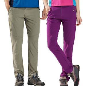 Calça masculina masculino masculino feminino esportes ao ar livre calças de caminhada Trekking esqui à prova d'água Mulheres unissex Quick Dry Dry