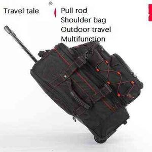 Travel Tale Inch Proof Proof Rod Bag Bag Counter Counter Bag Outdoor Travel Multifunctional Luggage Spinner Brand Dascase J220707