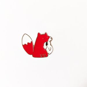 Pins Brooches Animal Enamel Red Hunting For Women And Kids Backpacks Clothes Badges Gifts Jewelry WholesalePinsPins