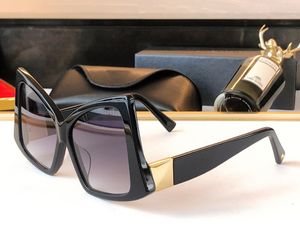 Zonnebrillen voor vrouwen en mannen zomer stijl anti ultraviolet retro plaat oversized frame onregelmatige vlinderglazen willekeurige doos
