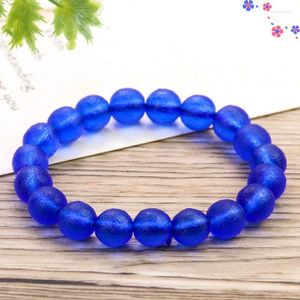 Perlenstränge, 8 mm, antike farbige Glasur, runde Perlen, Unisex-Armband, elegantes Yoga-Universum, Energie, Glas, Ethno, Frauen, Männer, Schmuck, Geschenk, Inte22