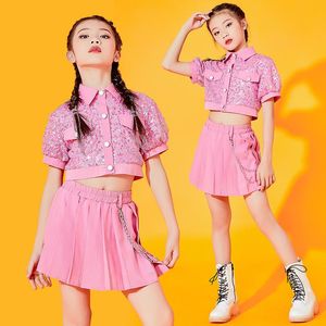 Stage Wear Fashion Girl Catwalk Dress Model Runway Dance Suit 61 Performance per bambini Jazz DressStage