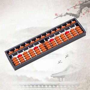 Brinquedos educacionais tradicionais chineses brinquedos de matemática 17 ou 11 dígitos abacus miçangas de plástico para crianças aprendizes de aprendizagem ferramenta cérebro