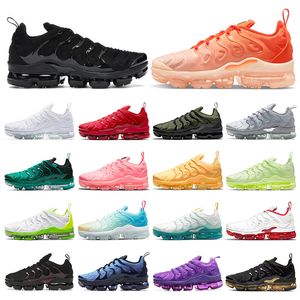 2023 plus tn män skor kvinnor trippel svart vit röd bubblegum cool grå atlanta färsk knappt volt midnatt marinhyper hyper royal mens sport sneakers tränare tränare