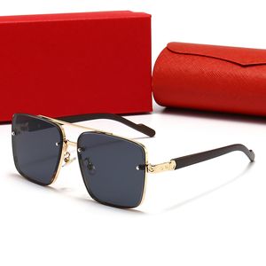 Fashion Carti Luxury Luxury Cool Sunglasses Designer mais recente retângulo masculino Designer de estilo estilo metal quadrado olho de direção