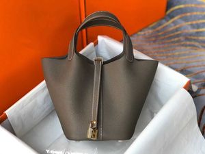 Sacchetti borse arancione borse a portata delle spalle firma di moda femminile borsette per borsette del cesto di lusso borsetta in pelle vera borsetta 670