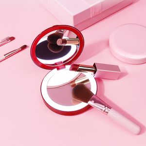 LED Light Compact x Magnifyer Makeup Mirror Portable MAH Power Bank Laddning Tlight Fill Flash Mirrors