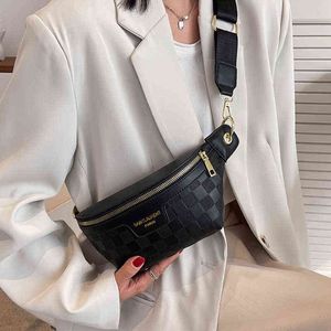 Luxury Designer Women Fanny Pack Quality Leather Waist Bag Fashion Shoulder Crossbody Chest S Brand Handbag Female Belt Gift CC