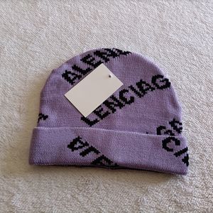 Mode stickad hatt beanie cap märkesdesigner skalle mössor för man kvinna vinter hattar 6 färger toppkvalitet