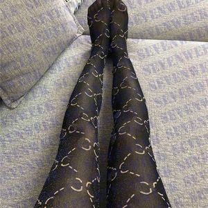 Volledige brief afdrukken Kousen Panty s voor dames kousen mode dames lange sokken ondergoed dames feest nachtclub kous black269b