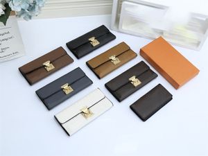 Multicolor Multi -типовые кошельки Women Luxurys Bags Designer Long Wallet держатель для карт женский кошелек классический заклинание Pocket Victorine299o