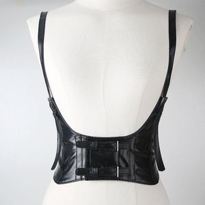 Belts Street Pogra Strap cintura Decoração de selo preto INS Suspender de estilo punk com cintura feminina de moda de terno cintura feminina