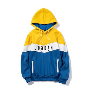 Male Patchwork Hip hop Hooded Pullover Men Solid Harajuku Hoodies 2022 Autumn Korean Sweatshirts Japanese Streetwear Clothes