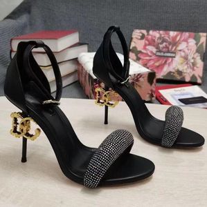 Sandalen Damen High Heels Slides Damen Luxurys Designer Schuhe Echtes Leder Pumps Lady Slipper Hochzeitsschuhe Böden mit Box/Tasche