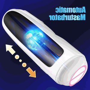 Wholesale sex toy pussy girls man for sale - Group buy Male masturbator automatic telescopic rotation sexy girls moan pocket pussy electric masturbation cup adult sex toys for man