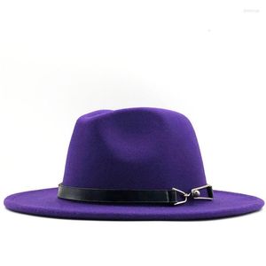 Berets Fashion Wool Women Outback Fedora Hat для зимней осени Elegantlady Floppy Cloche Wide Brim Jazz Caps Размер 56-58 см.
