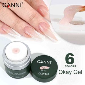 NXY Nail Gel Canni New Arrival 30g Okay Self Leveling Nude Color Camouflage Air Pump Extension Varnish Semi Permanent 0328