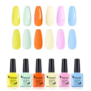 NXY Paznokci Gel Art Soak Off Polish Set UV LED Color Topcoat Manicure Hurtownie Lacquer Base 0328