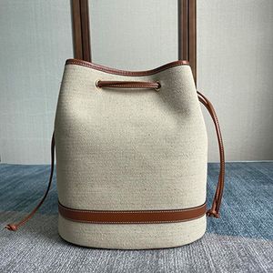 Luxurys designers fw Ny Linen Canvas hinkväskor Ko läderväska bokstäver handväskor Hantera singel axelväskor crossbody strand fritidsäck