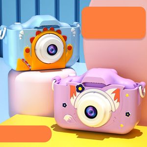 Barnkamera Cartoon Digital Mini Fun Camera HD Dual Cameras Toy