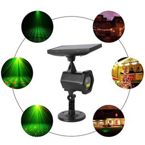 Dekoracja imprezy 1PC Outdoor Solar Process Christmas Laser Projector Light Sky Star Stage Prysznice IP44 Lampa ogrodowa