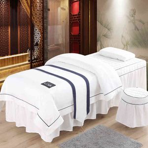 Straight New Beauty Bedspread Four Piece Set High-end Salon Massage Ear Picking Spa Health Club