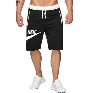 2022 Summer Men's Fashion Brand Pantaloncini neri casual traspiranti Comodi pantaloncini da bodybuilding da uomo Fitness Plus Size S-3XL