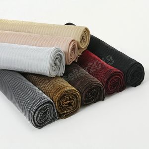 Moda Müslüman Hijab Lurex Glitter Gold Zincir Şal Eşarp Kadın Yüksek Kaliteli Parlaklık Sarısı Pashmina Stole Bufandas 180x70cm