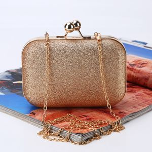 Kvinnor sublimering plånböcker mode väskor pu hasp designer purses enkla middag wrap ren handgjorda glittrande kvällsväska bröllopsfest mynt handväska