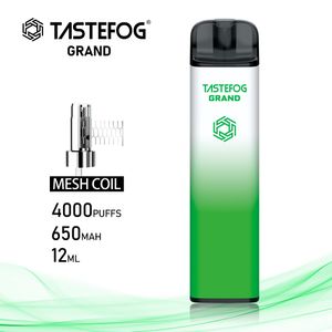 JC 4000PUFFS 12 ml jednorazowy elektroniczny atomizer papierosów 5%NIC Sól Popularne chłodne ładowanie Vape 650 mAh