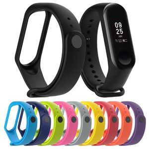 Silicone Smart Sports Armbands armband för Xiaomi Mi Band 3/4 armband kan ersätta vattentät