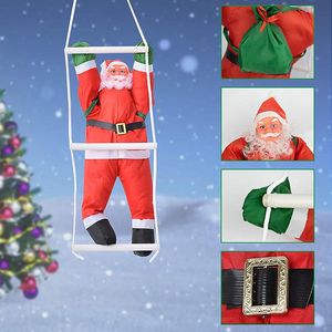 Juldekorationer Pendant Santa Claus Hanging Doll Ladder Rope Climbing Year Tree Decoration DecorChristmas