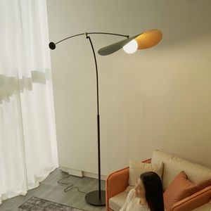 Floor Lamps Nordic Minimalist Creative Adjustable Led Hat Lamp Living Room Home Decor Standing Bedroom Sofa Corner Reading Light