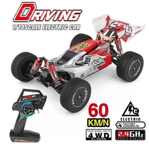 WLtoys 144001 A959 124018 124019 2.4G RC Car 70KM H 4WD Electric High Speed Racing Off-Road Drift Remote Control Toys for Kids 220429