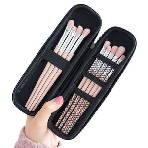 Cosmetic Bags & Cases Beauty Brush Case Women Travel EVA Hard Shell Box Portable Makeup Brushes Pouch Girl Make Up Tools Organizer Bag