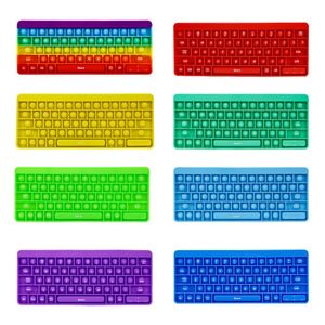 Keyboard Silicone Decompression Toy Push Bubble Entertainment Computer Keyboard Fidget Fingertip Toys Calculator