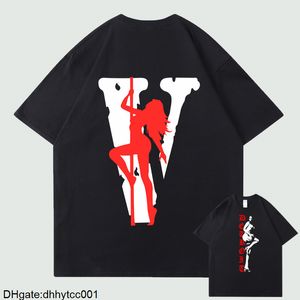 Männer Buchstaben T Shirt Baumwolle Streetwear frauen USA Kurzarm Marke Hip Hop T-shirt Pole Dance Mädchen Dance