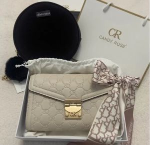 HBP Candyrose Chain Bag Site autêntico Cr original embreagem feminina luxuris