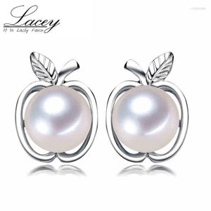 Stud Cute 925 Sterling Silver Earring Pearls For Women Real Freshwater Pearl Earrings Fine Jewelry GiftStudStud Odet22 Farl22