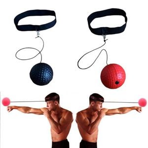 Boxing Fight Ball Tennis Ball med huvudband för reflexreaktionshastighetsträning i boxning av stansning312R