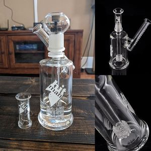 6.9 pouces Hitman verre barboteur bongs d'eau narguilés chicha fumer tuyau de verre recycleur Dab Rigs dôme clou avec joint de 14 mm