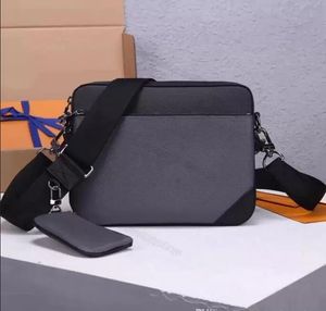 HH M45965 Luxury Trio Messenger Bag Mens Designer Crossbody Bags Detachable Zipper Pocket And Adjustable Straps Man Coin Purse Wallets Hobos 3 pecs Sets Tote M69443
