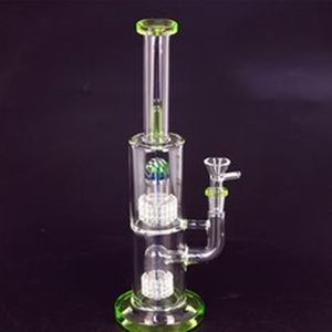 Neues Design 13 Zoll hohe gerade Shisha Glasbongs Becher Wasserpfeifen Pfeife Bubbler Öl Dab Rig mit Glasschüssel Quarz Banger