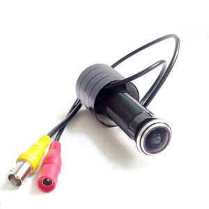 Kameror Analog dörrhål Peephole Security Wired Camera CVBS Video CCTV med vidvinkel Fish Eye Lensip IP