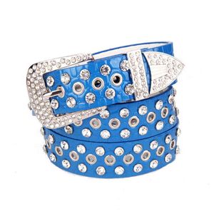 Klucz projektant mody koreański diamentowy nit damski kryształ dekoracyjny męski projektanta talia szczupłe pasy luksus dla kobiet marka 3025