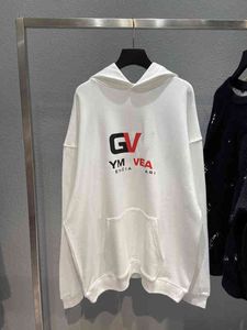 Wholesale custom couple hoodies for sale - Group buy 0H6X High version home B s GW Terry Hoodie custom woven fabric comfortable texture thick couple sweater