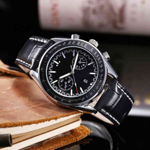 Watches Wristwatch Luxury Fashion Designer Chaoba Two Eye Belt Watch 5-Pin Men's Leisure Watch