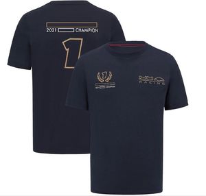 Sommar ny F1 t-shirt laglogo racing snabbtorkande kortärmad formel en t-shirt herr mode stora sport andas andas t-shirt