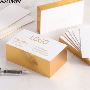 Design Custom Printing Paper Business Card 100 Pcslot 220711